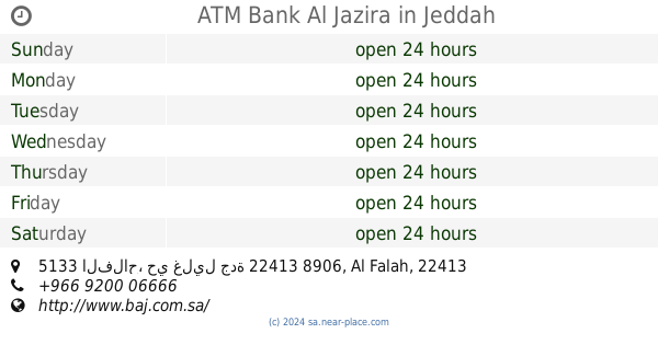 Ahli Bank Jeddah Opening Times 3887 Al Falah Contacts