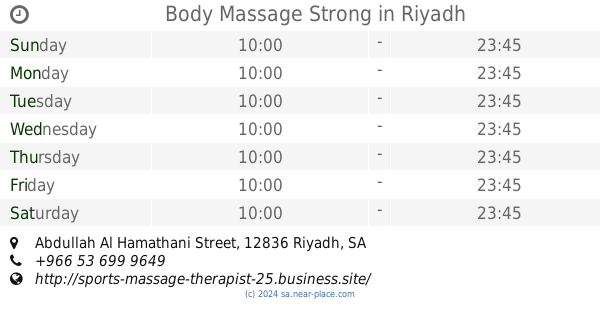 2017 massage in riyadh The Best